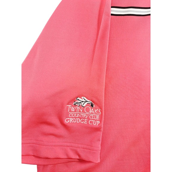 FootJoy Men's Golf Polo Shirt Pink Athletic Fit Size Medium - Picture 7 of 7